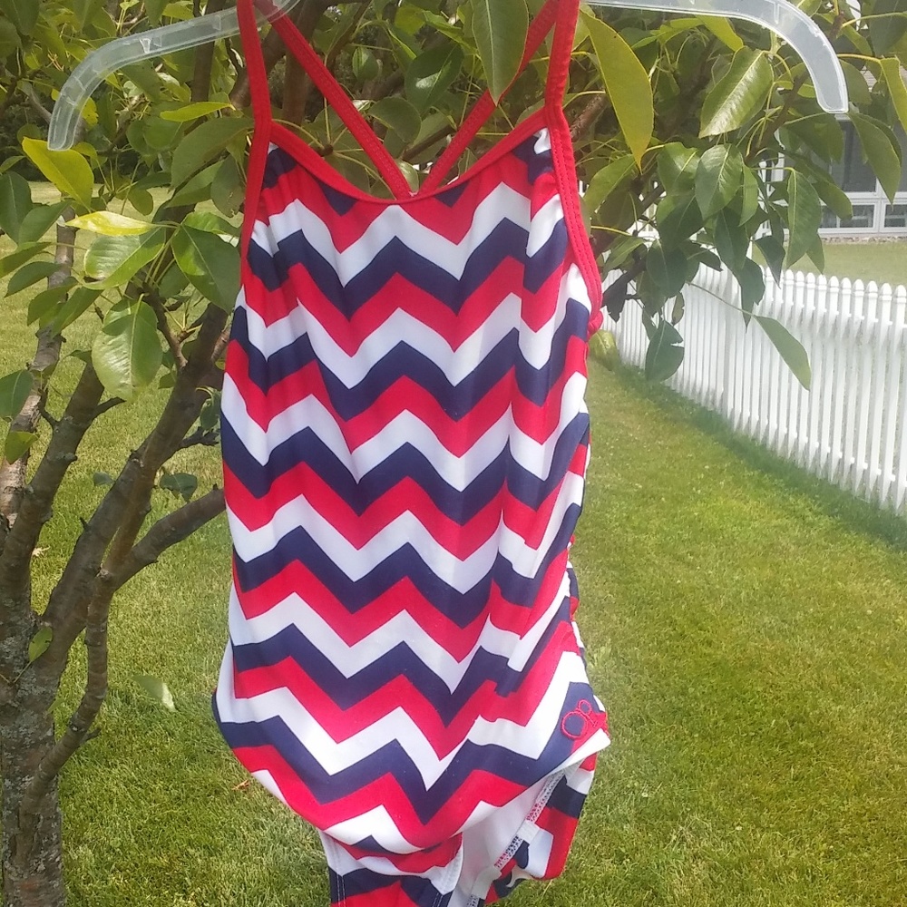 💜OP Red, White, & Blue Swimsuit